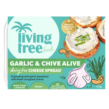 Load image into Gallery viewer, Garlic & Chive Alive Cheese Spread (Dairy-Free)