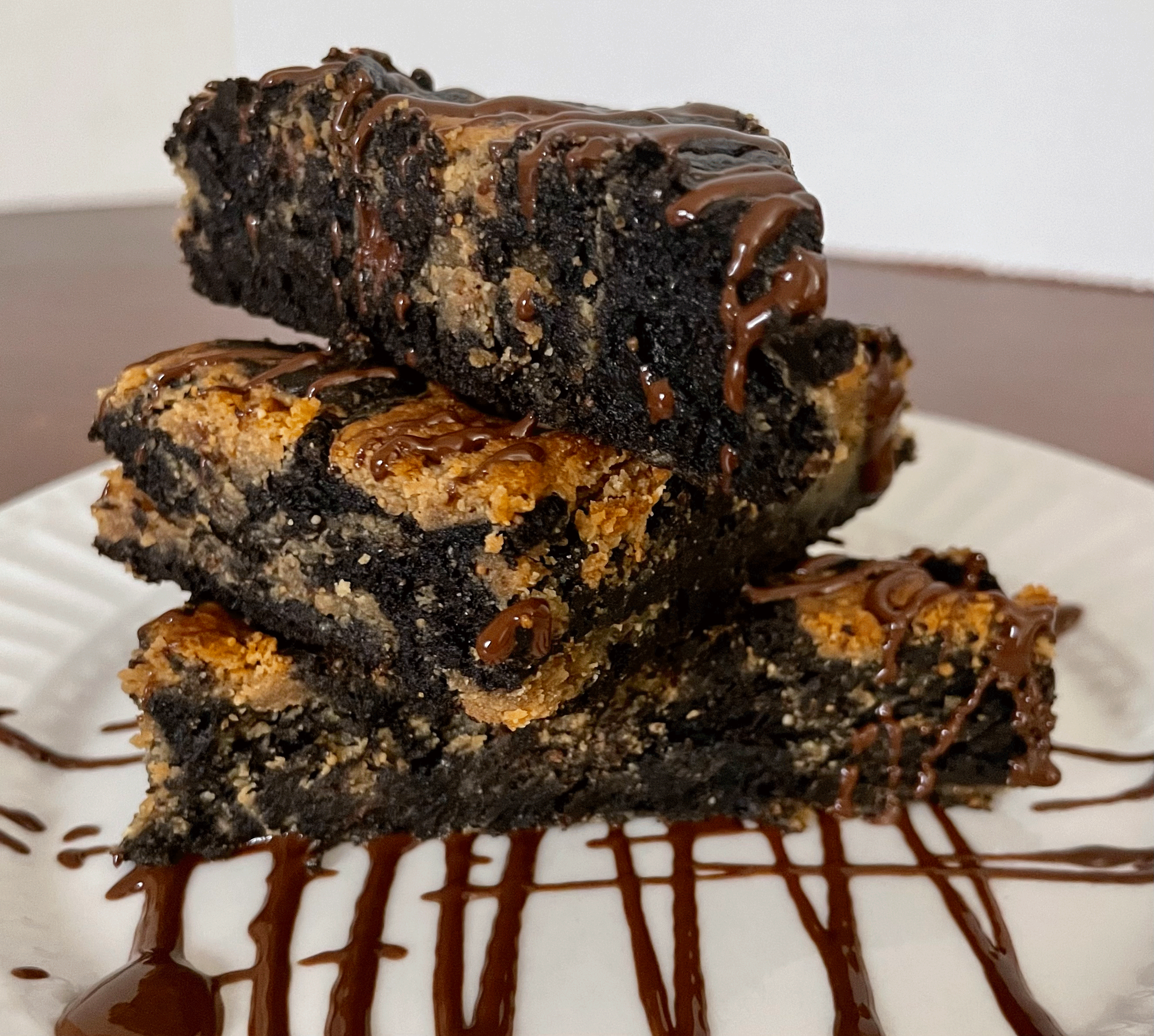 Peanut Butter Cheesecake Swirl Brownies